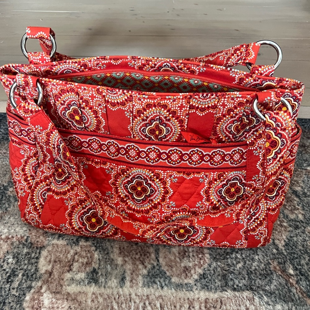 Vera Bradley Vibrant orange and red bag